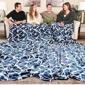 Life Comfort Family Blanket Blue